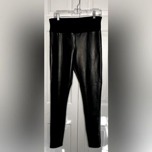 Assets by Spanx XL Faux Leather Leggings
